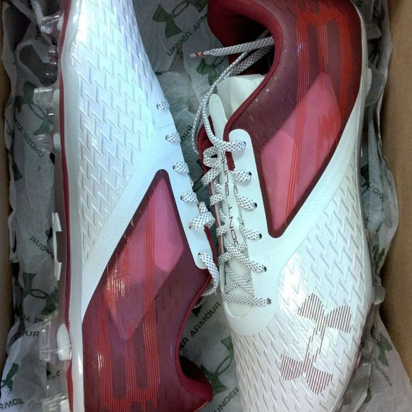 Under Armour Men's Blur Lux Mc Football Shoe(US 15) Like New/Excellent Condition - Picture 1 of 7
